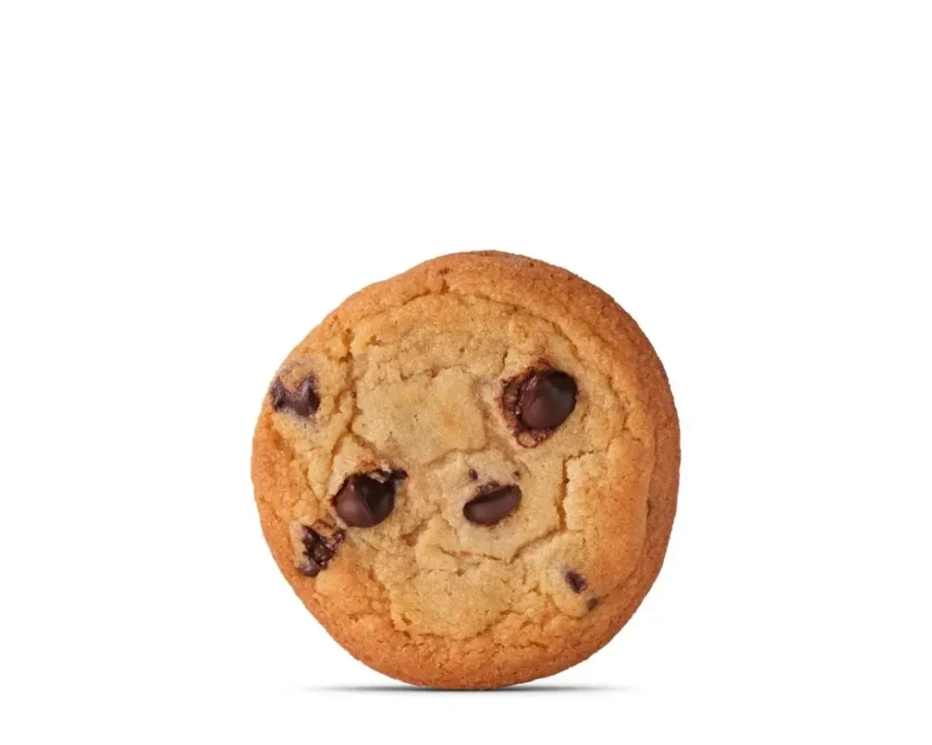 A soft and chewy McDonald's Chocolate Chip Cookie filled with rich chocolate chips.