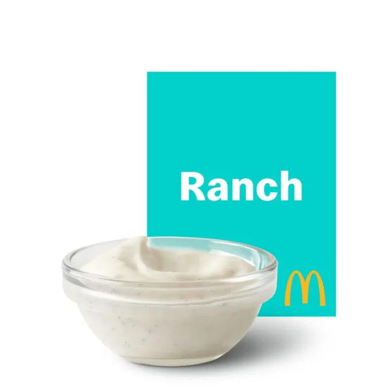 McDonald's Creamy Ranch Sauce, rich and flavorful, perfect for dipping fries or Chicken McNuggets®.