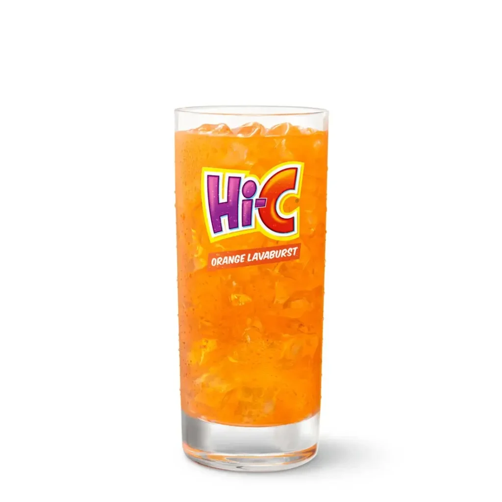 A fruity Hi-C® Orange Lavaburst®, bursting with citrus flavor for a refreshing drink.