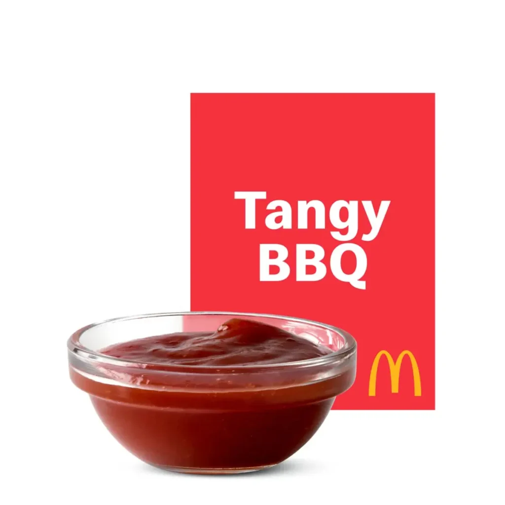 McDonald's Tangy Barbeque Sauce, a sweet and smoky dipping sauce, perfect for pairing with Chicken McNuggets®.